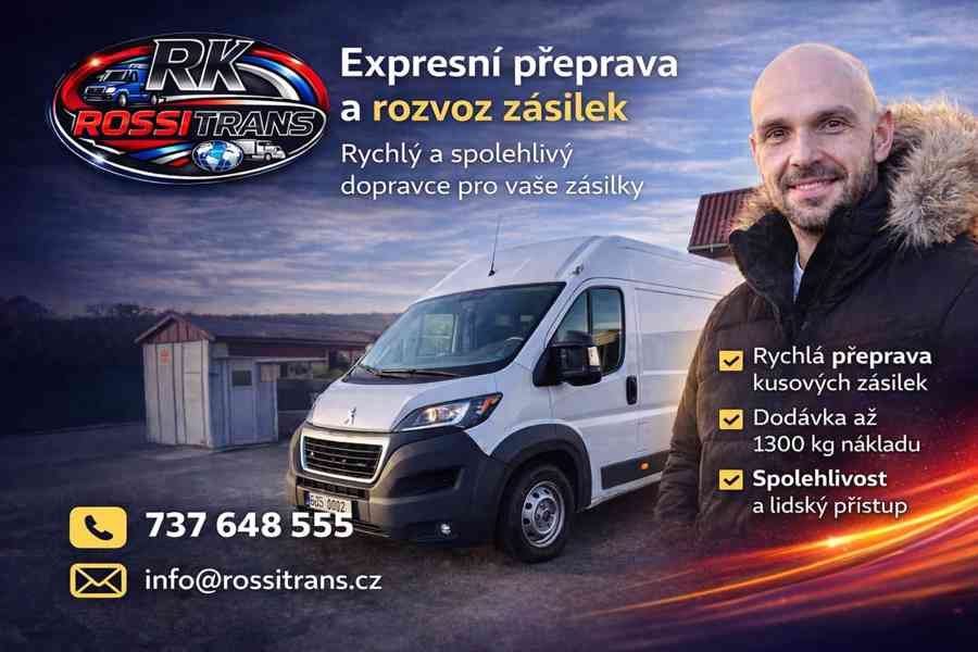 MAXI PŘEPRAVA L4H2 | Pojištění 500.000 Kč