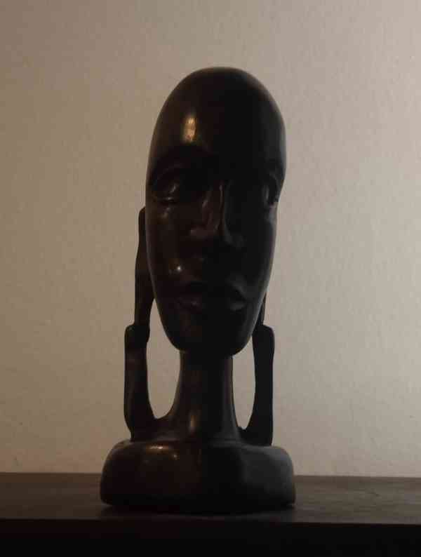 Africké ebenové sošky Masajů  - foto 5