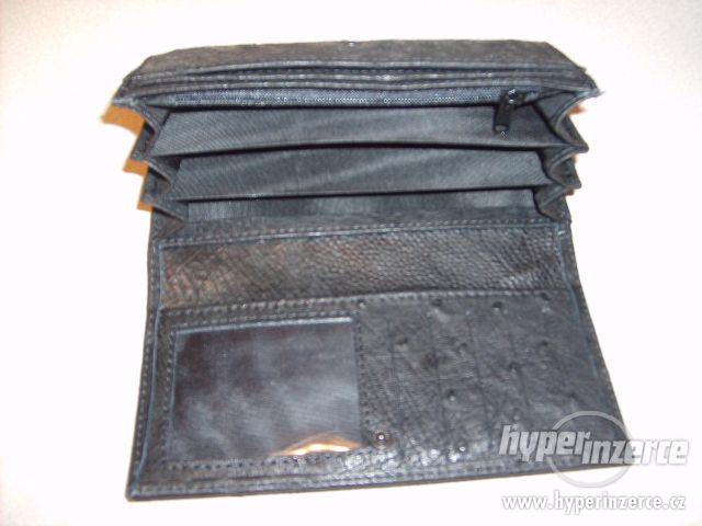luxusní peněženka z pravé pštrosí kůže - foto 2