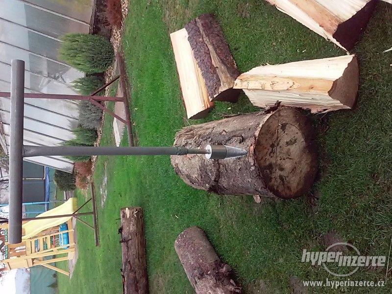 Račnový štípač na dřevo štípací kužel klin 1/2" - foto 2