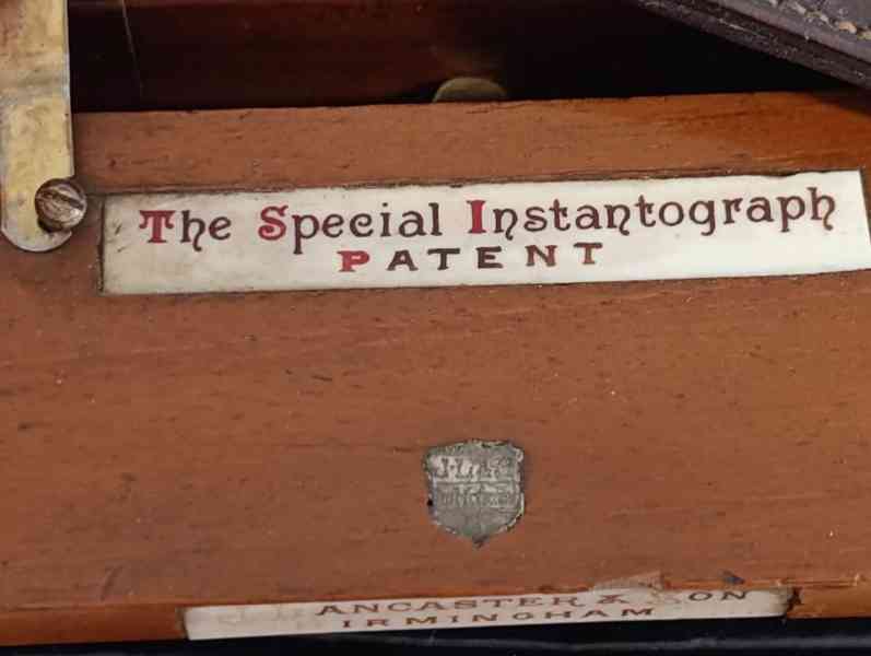 Starý dřevěný fotoaparát LANCASTER cca 1895 - foto 14