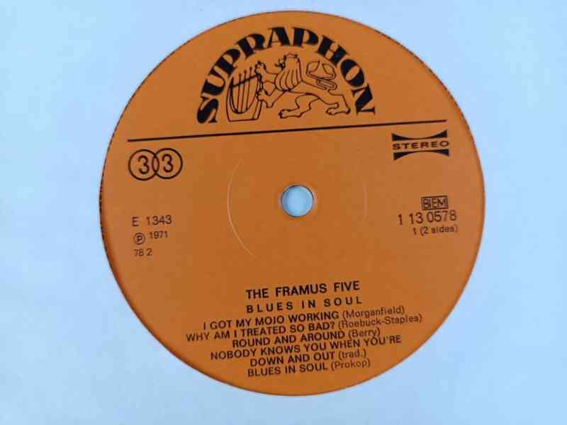The Framus Five – Blues In Soul  (LP - stereo) - foto 3