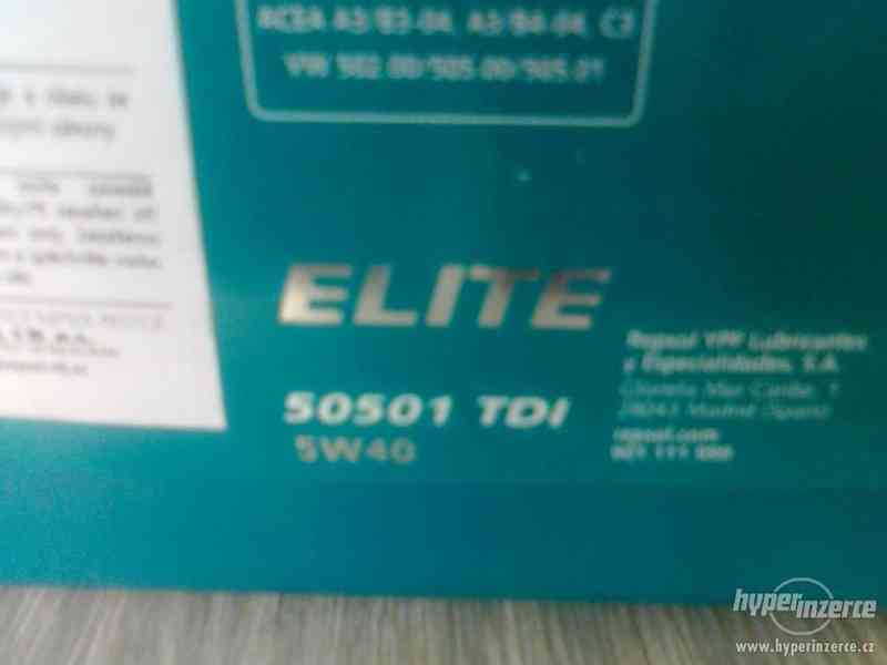Prodám olej Repsol Elite 505.01 TDI 5L, doprava po ČR zdarma - foto 4
