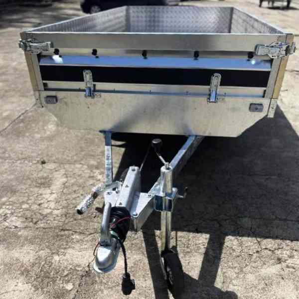 Bržděný přívěsný vozík 1500kg NOVÝ, 3,20m x 1,55m, DPH - foto 15