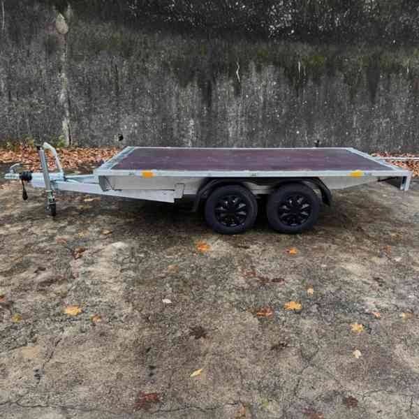 Bržděný přívěsný vozík 1500kg NOVÝ, 3,20m x 1,55m, DPH - foto 12