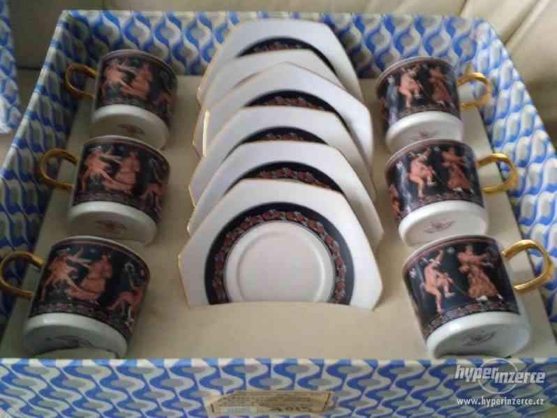 Luxusní kávové šálky s podšálky - Sophia 418 - foto 1