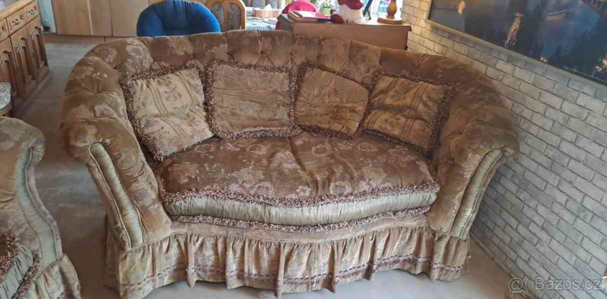 Sedací souprava 2 kusy včetně polštářů,Rozměry D260xH120xV10 - foto 2