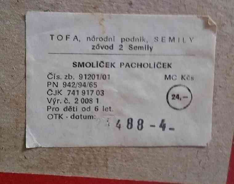 Smolíček pacholíček - 2x celá hra + nějáké náhradní díly - foto 4