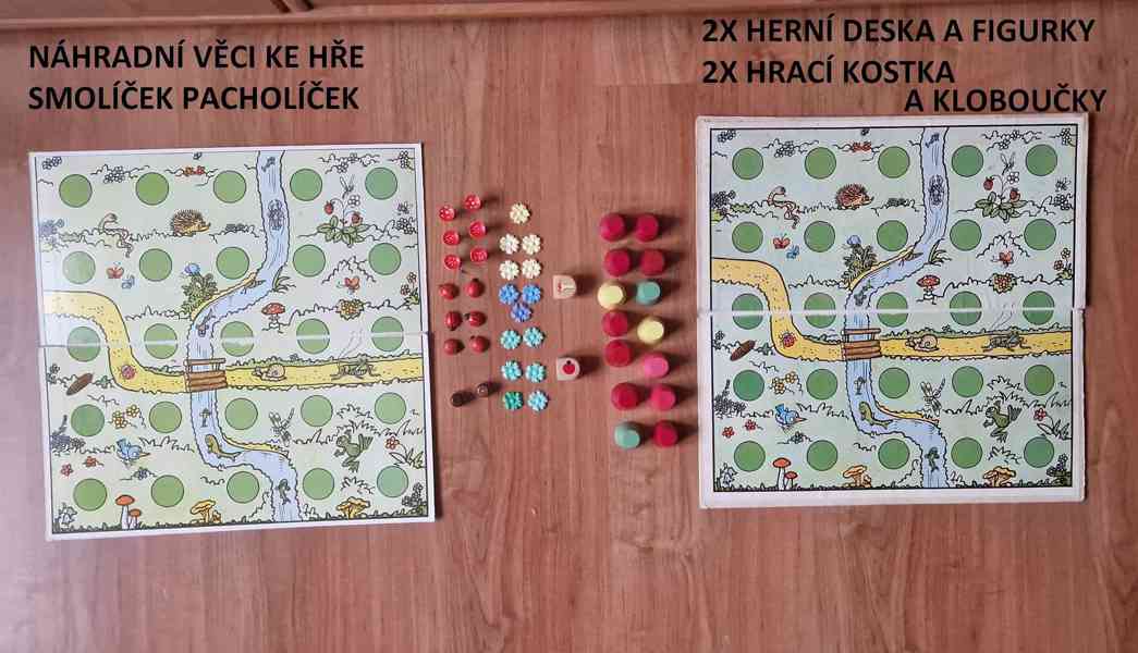Smolíček pacholíček - 2x celá hra + nějáké náhradní díly - foto 5