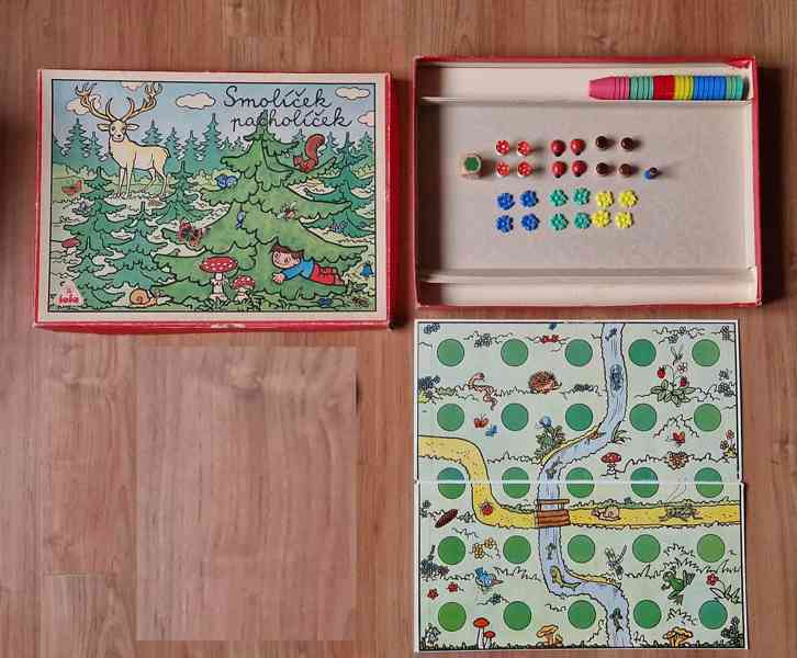 Smolíček pacholíček - 2x celá hra + nějáké náhradní díly - foto 8