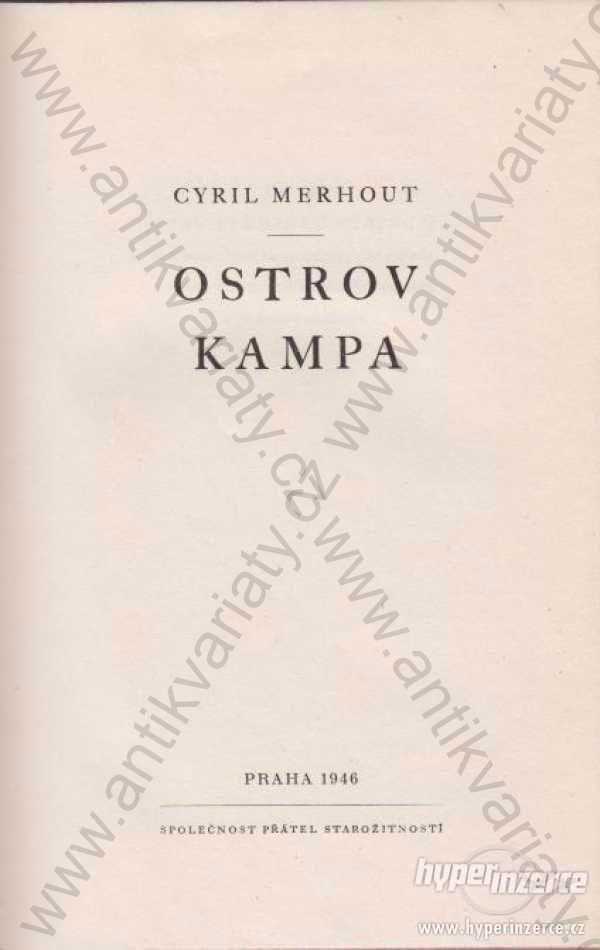 Ostrov Kampa Cyril Merhout 1946 - foto 1