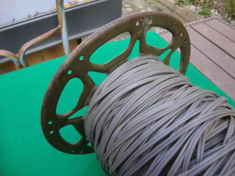 ČSLA cívka se spojařským kabelem drátem pěkný stav - foto 4