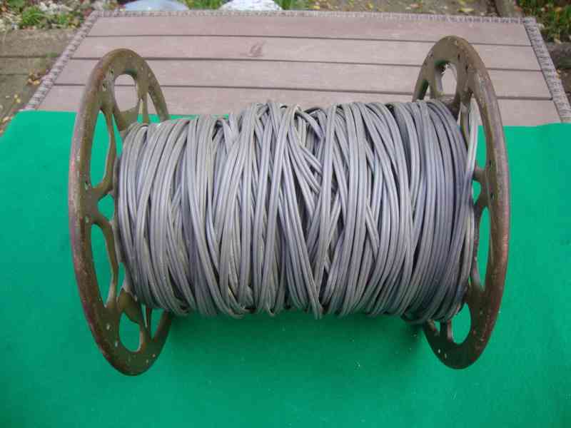 ČSLA cívka se spojařským kabelem drátem pěkný stav - foto 3