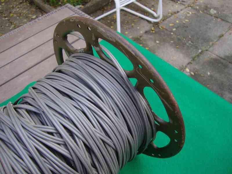 ČSLA cívka se spojařským kabelem drátem pěkný stav - foto 5