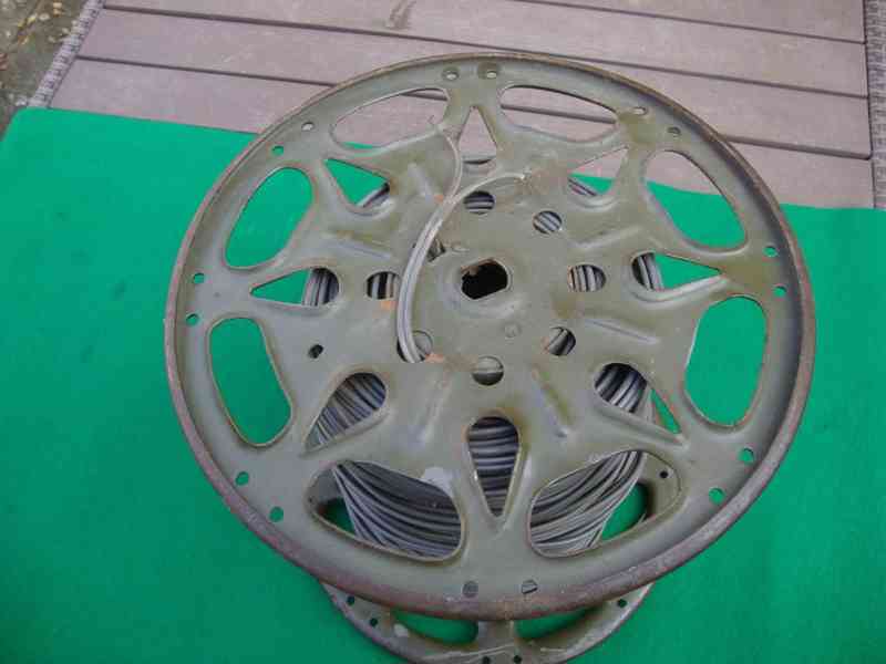 ČSLA cívka se spojařským kabelem drátem pěkný stav - foto 2