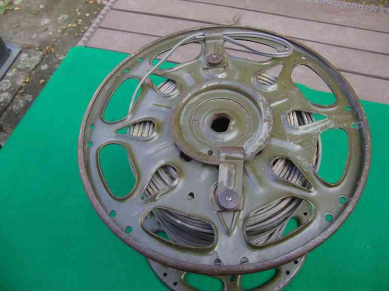 ČSLA cívka se spojařským kabelem drátem pěkný stav - foto 6