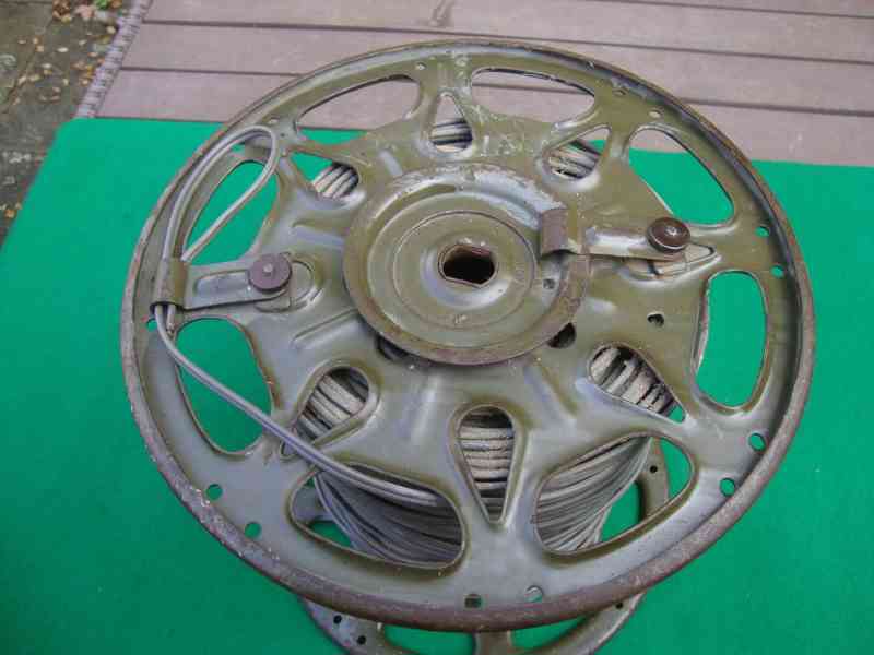 ČSLA cívka se spojařským kabelem drátem pěkný stav - foto 7