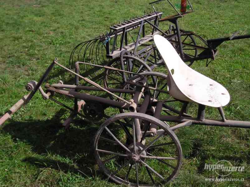 Obraceč sena,shrnovák sena,vozík za teru - foto 2