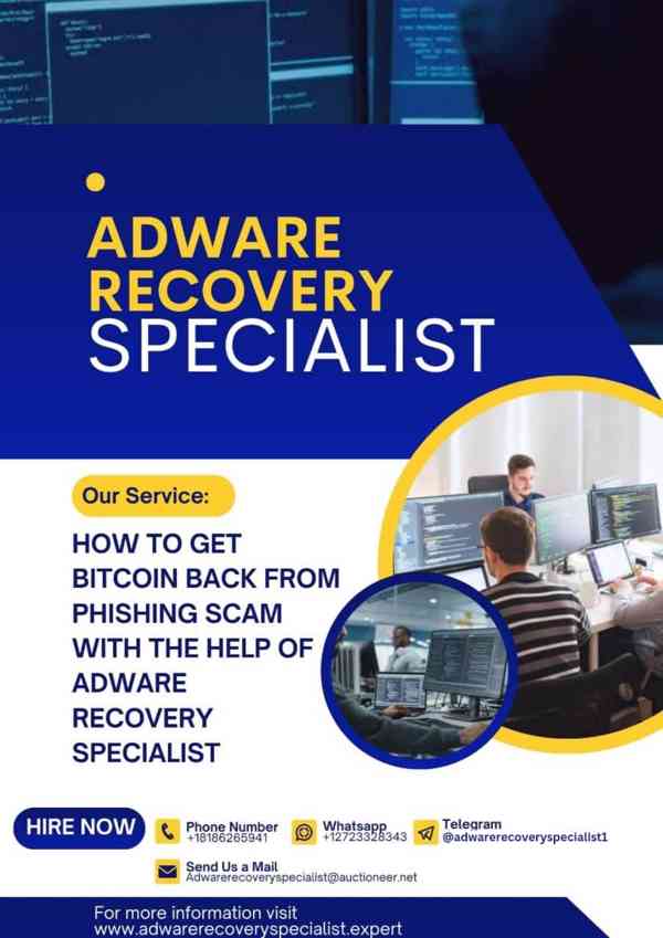 FIND LOST BITCOIN WITH ADWARE RECOVERY SPECIALIST