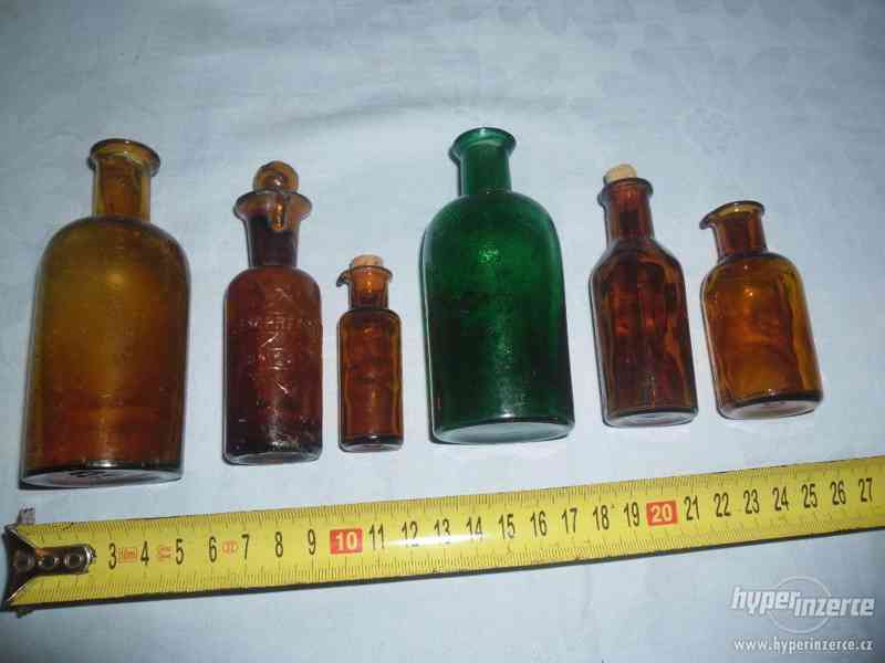 Staré doktorské láhve 13 kusů - foto 15