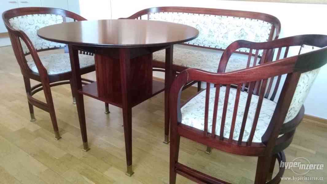 stůl, lavice, křesla (J.M.Olbrich) - foto 3