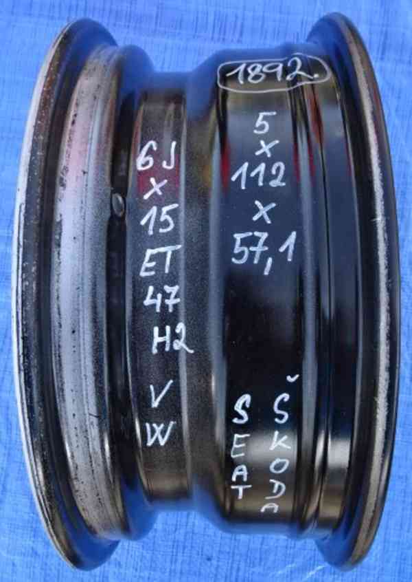 Hliníkové disky 15" VW, Seat, Škoda - foto 3