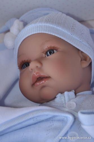 Realistická panenka - miminko - chlapeček Tonet v peřince - foto 1
