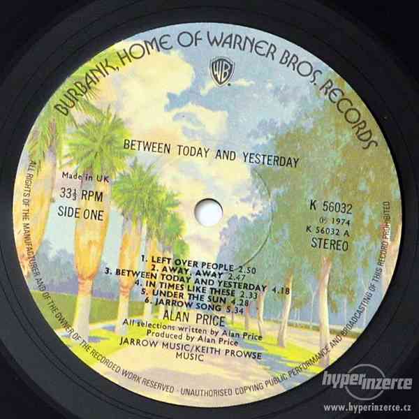 ALAN PRICE - BETWEEN TODAY AND YESTERDAY - foto 4
