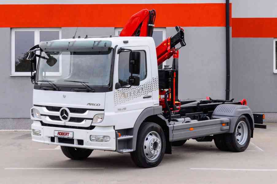 MERCEDES ATEGO 1626 HÁKOVÝ NOSIČ KONTEJNERŮ HYDRAULICKÁ RUKA - foto 3