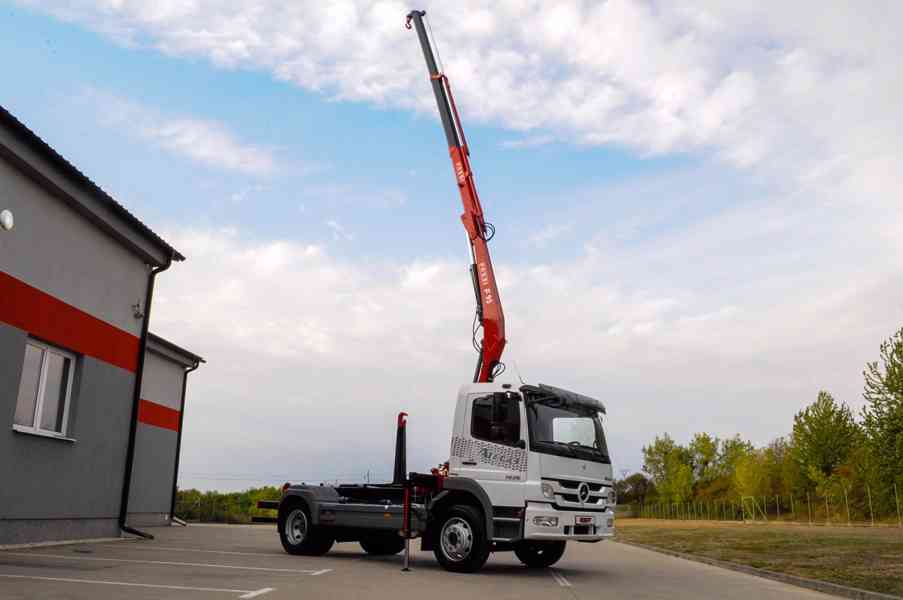 MERCEDES ATEGO 1626 HÁKOVÝ NOSIČ KONTEJNERŮ HYDRAULICKÁ RUKA - foto 106