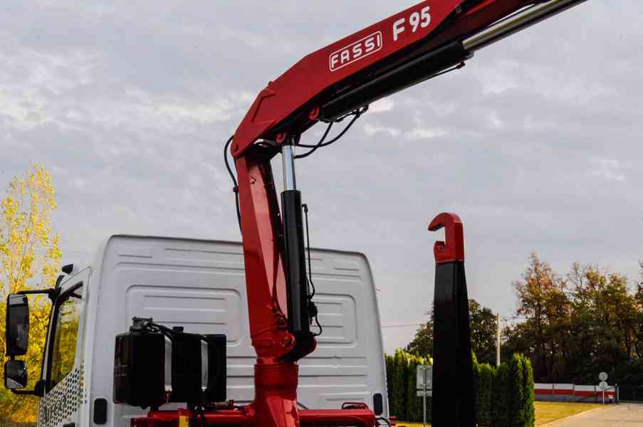 MERCEDES ATEGO 1626 HÁKOVÝ NOSIČ KONTEJNERŮ HYDRAULICKÁ RUKA - foto 105