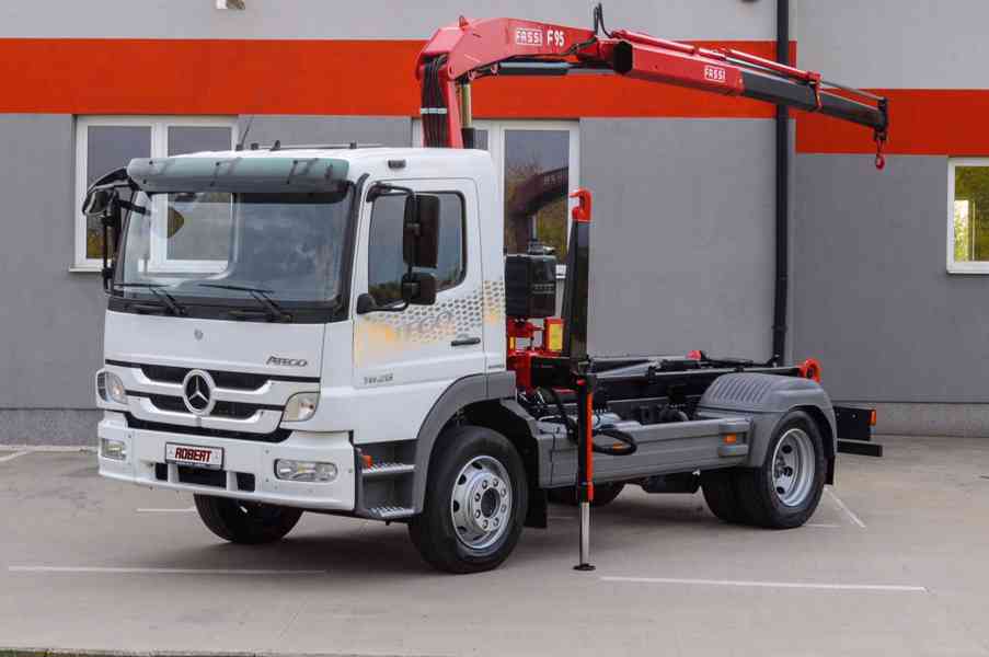MERCEDES ATEGO 1626 HÁKOVÝ NOSIČ KONTEJNERŮ HYDRAULICKÁ RUKA - foto 101
