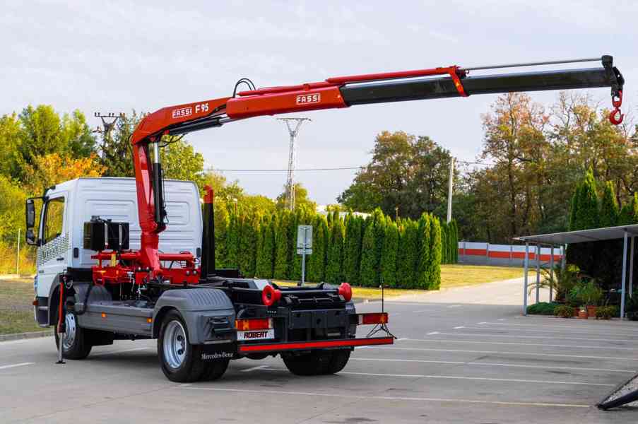 MERCEDES ATEGO 1626 HÁKOVÝ NOSIČ KONTEJNERŮ HYDRAULICKÁ RUKA - foto 103