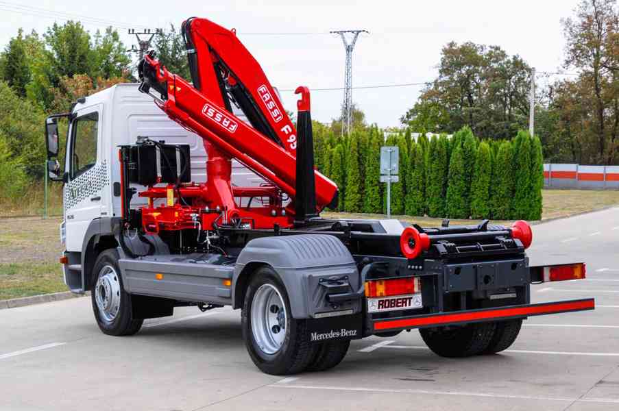 MERCEDES ATEGO 1626 HÁKOVÝ NOSIČ KONTEJNERŮ HYDRAULICKÁ RUKA - foto 5