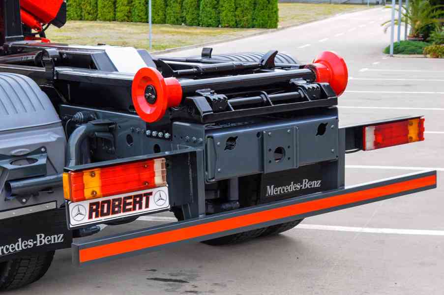 MERCEDES ATEGO 1626 HÁKOVÝ NOSIČ KONTEJNERŮ HYDRAULICKÁ RUKA - foto 26