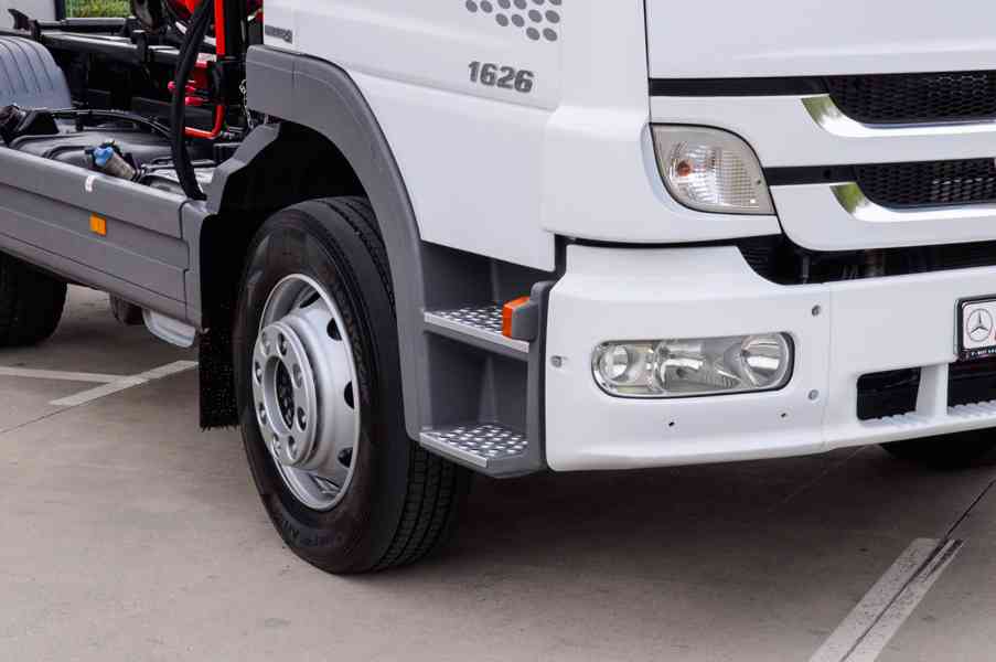 MERCEDES ATEGO 1626 HÁKOVÝ NOSIČ KONTEJNERŮ HYDRAULICKÁ RUKA - foto 40