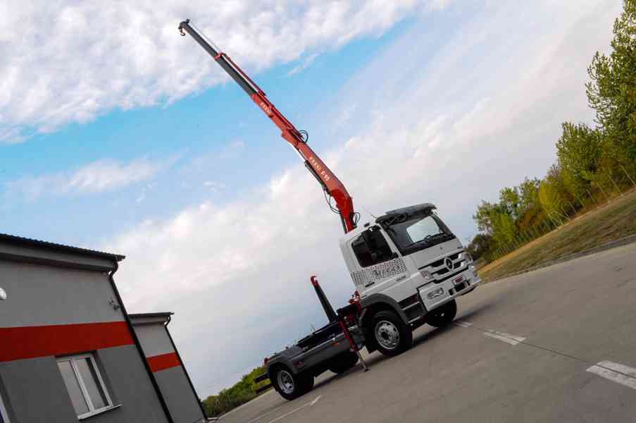 MERCEDES ATEGO 1626 HÁKOVÝ NOSIČ KONTEJNERŮ HYDRAULICKÁ RUKA - foto 107