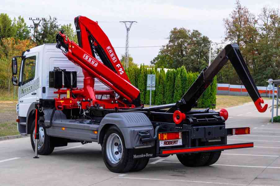 MERCEDES ATEGO 1626 HÁKOVÝ NOSIČ KONTEJNERŮ HYDRAULICKÁ RUKA - foto 94