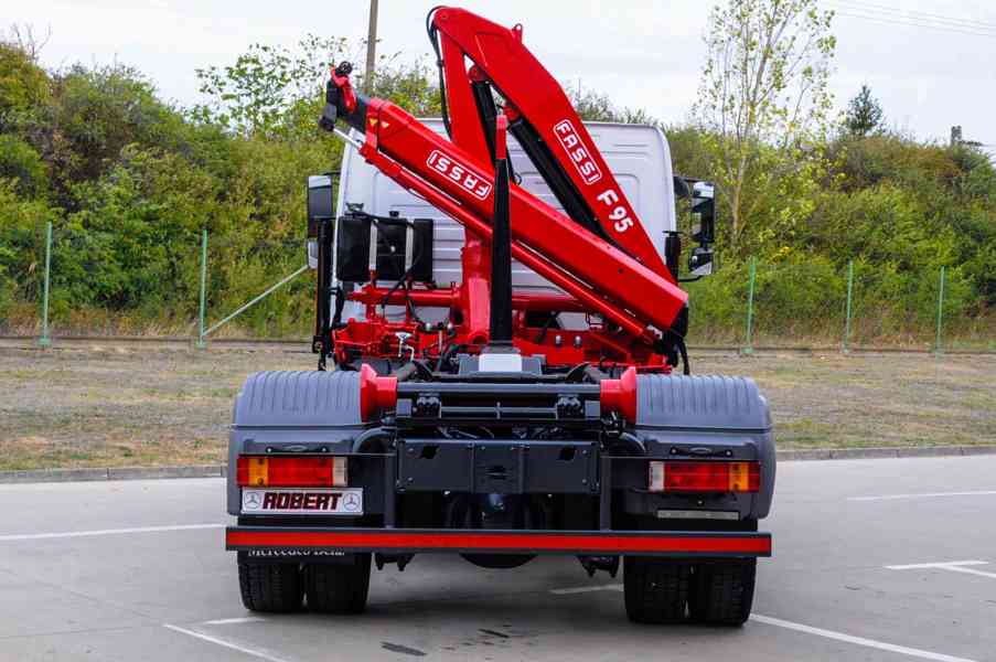 MERCEDES ATEGO 1626 HÁKOVÝ NOSIČ KONTEJNERŮ HYDRAULICKÁ RUKA - foto 6