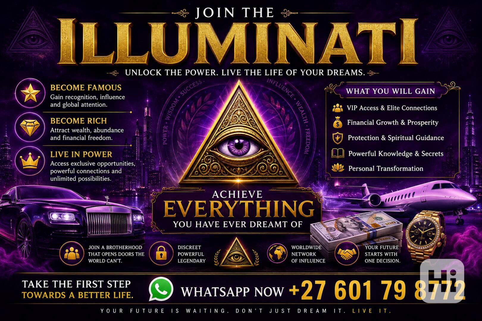 THE ILLUMINATI BROTHERHOOD OFFICES+27 601 79 8772  IN FRANCE - foto 1