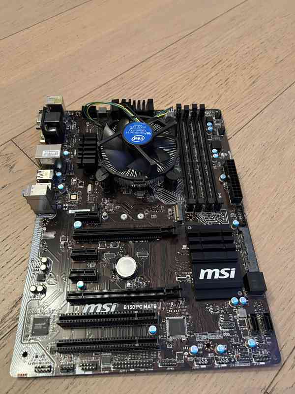 MSI B150 PC MATE + Intel i5-6500 - foto 4