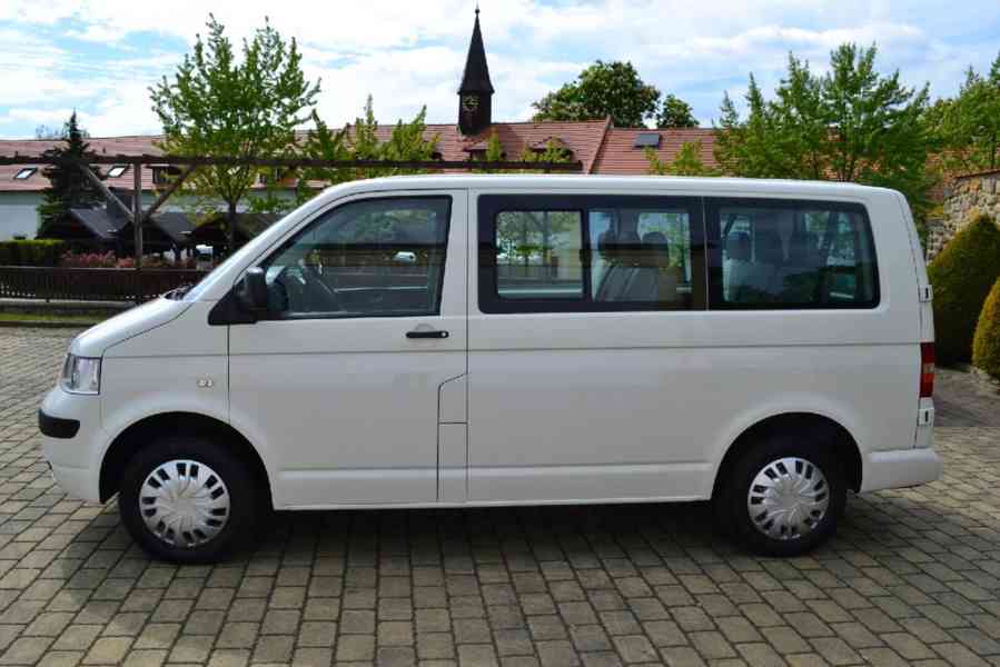 VW Transporter T5, 1.9TDi, 9míst, r.v. 6/2008, TOP - foto 2