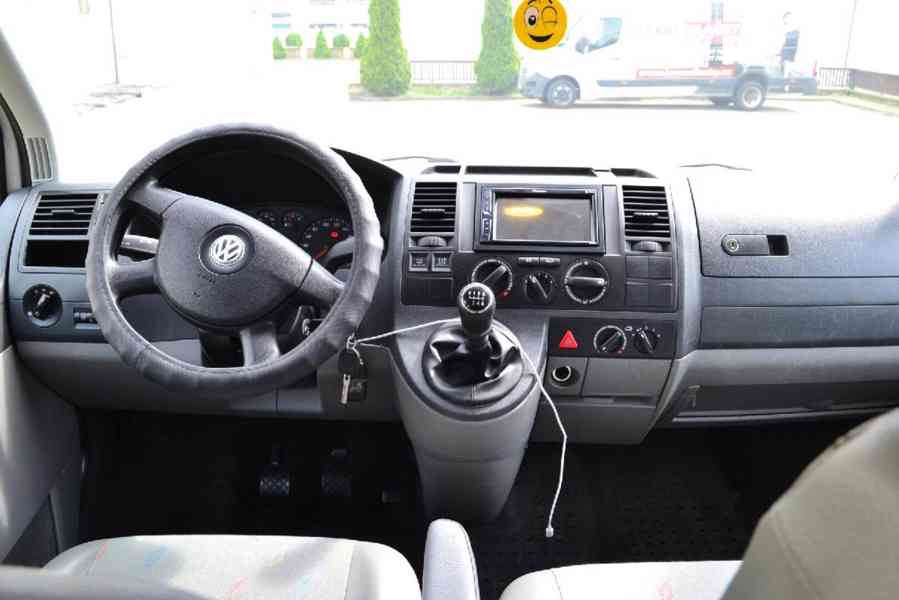 VW Transporter T5, 1.9TDi, 9míst, r.v. 6/2008, TOP - foto 5