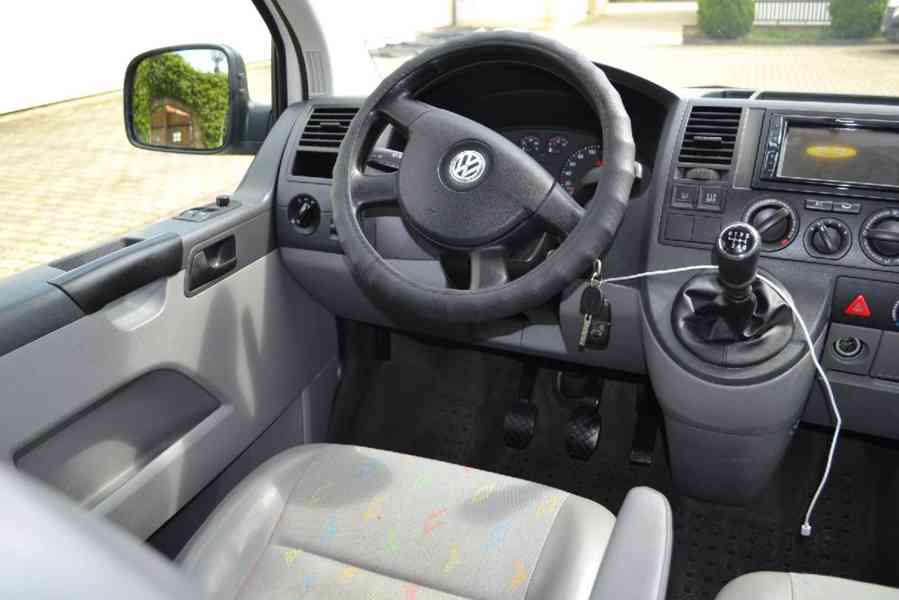 VW Transporter T5, 1.9TDi, 9míst, r.v. 6/2008, TOP - foto 6