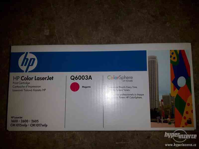 Originální  náplň   HP Toner Cartridge Q6003A magenta - foto 1