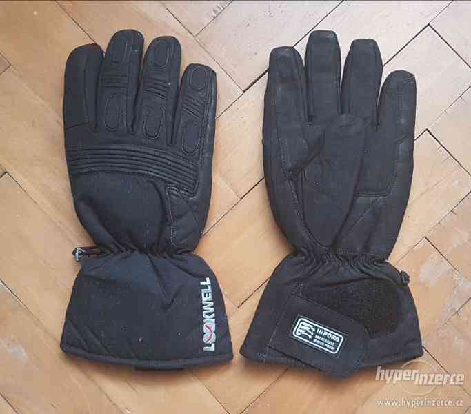 Motocyklové kožené / textilní rukavice Lookwell, velikost L - foto 1
