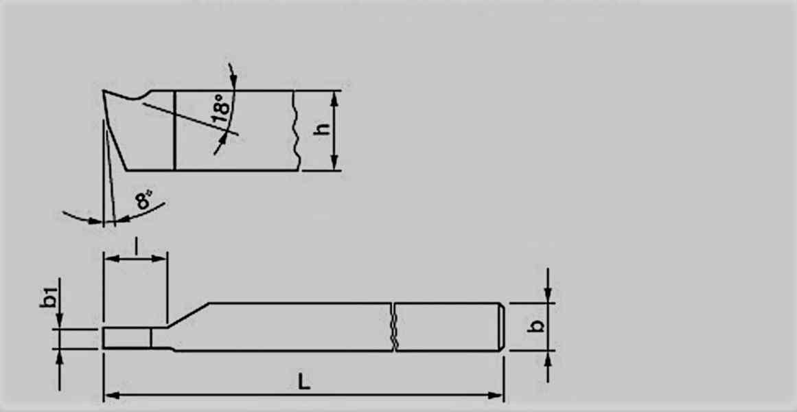 Soustružnický nůž 32x20 ZAPICHOVACÍ kovaný,HSS, levý vnější  - foto 3