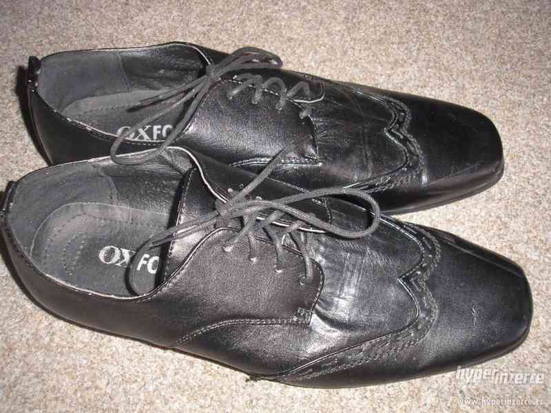 Společenská pánská obuv vel.45 - foto 1