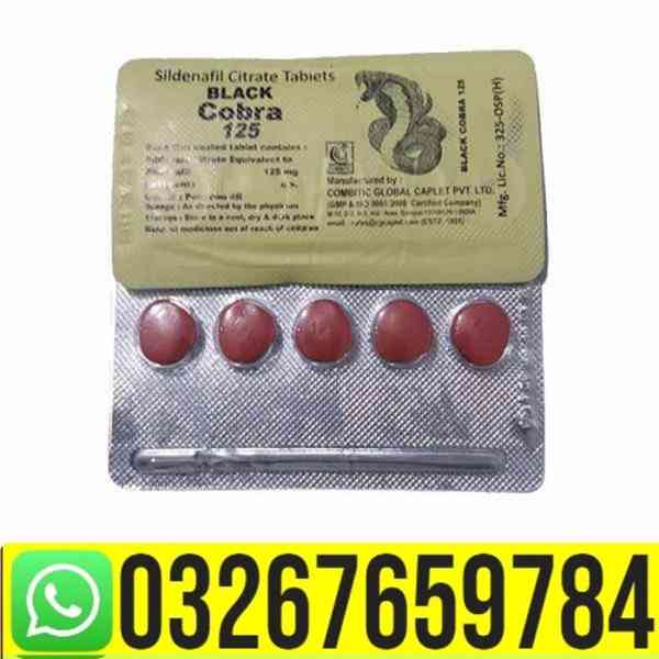 Black Cobra 125mg Tablets in Pakistan | 0326-7659784 | Call 