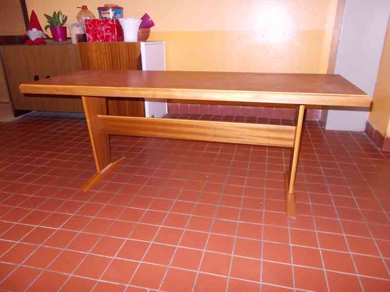 stolek konferenční, dýha, 140,0 x 53,5 x 55,0 cm - foto 1